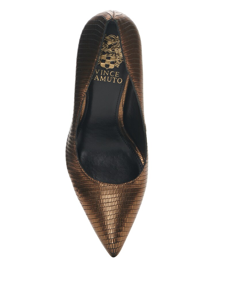 Vince Camuto Puntolis Platform Pump Bronze Snake Print ID-LPYH5670