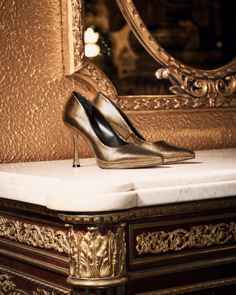 Vince Camuto Puntolis Platform Pump Bronze Snake Print ID-LPYH5670