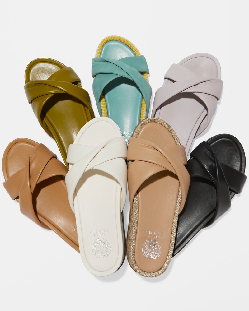 Vince Camuto Krissamel Slide Coconut Cream ID-LTZR5427