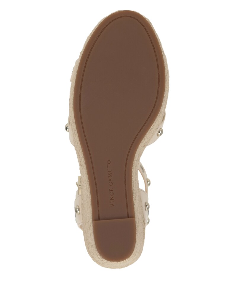 Vince Camuto Feegella Wedge Sandal Warm Vanilla ID-LZOH8010