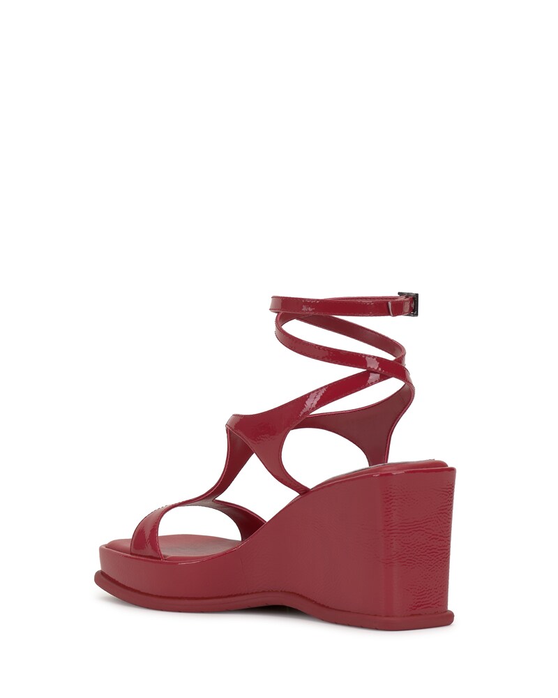 Vince Camuto Fetemee Wedge Sandal Fire Whirl ID-MHAL5440