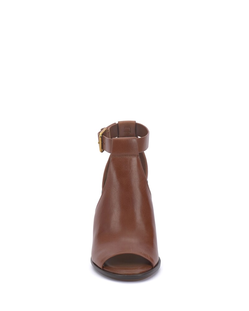 Vince Camuto Frasper Peep Toe Shootie Cocoa Biscuit ID-MHDT5751