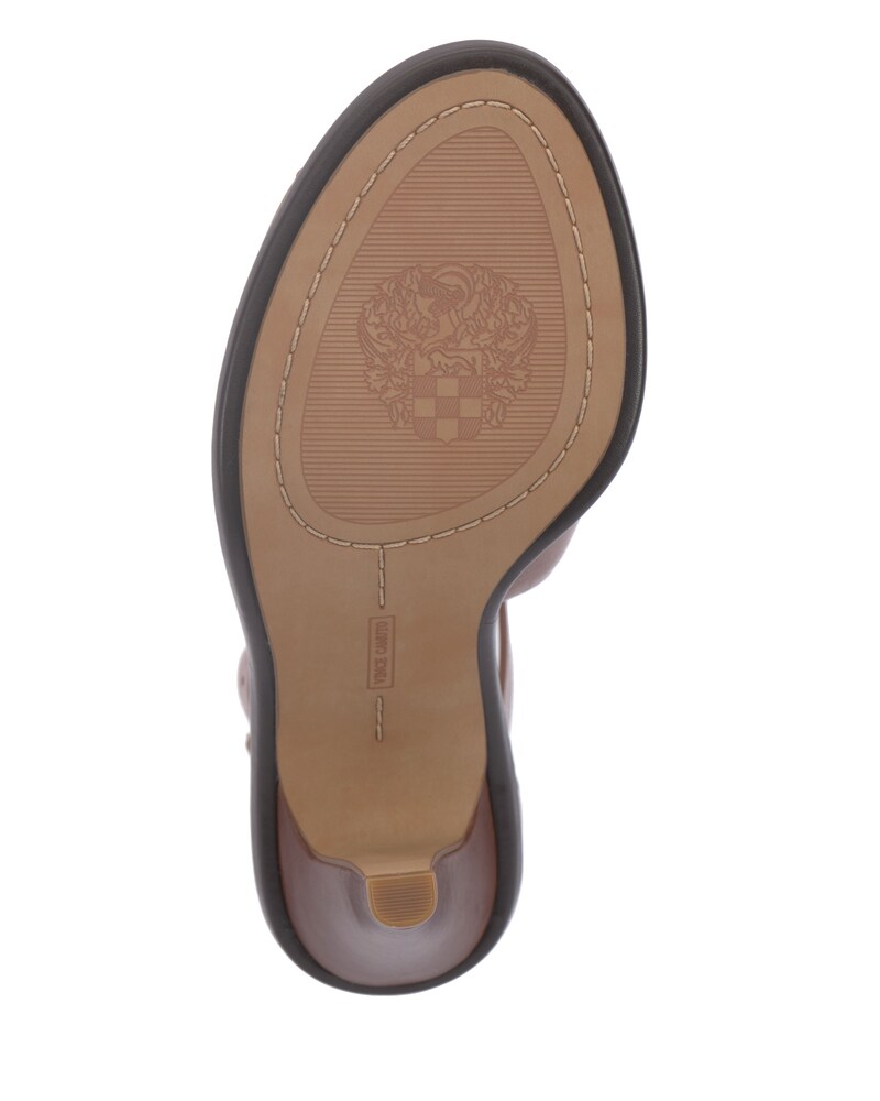 Vince Camuto Frasper Peep Toe Shootie Cocoa Biscuit ID-MHDT5751