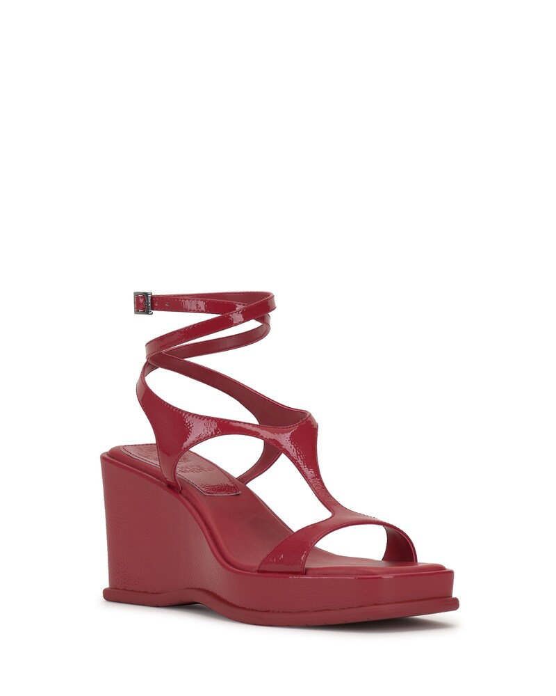 Vince Camuto Fetemee Wedge Sandal Fire Whirl ID-MHHC5926