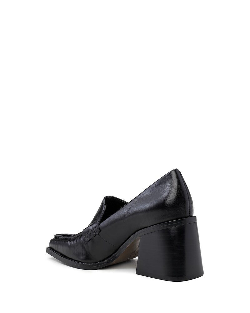 Vince Camuto Segellis Wide Width Heeled Loafer Black ID-MYWG9897