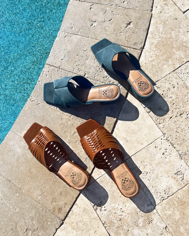 Vince Camuto Sawenna Mule Warm Caramel ID-NDQF3254