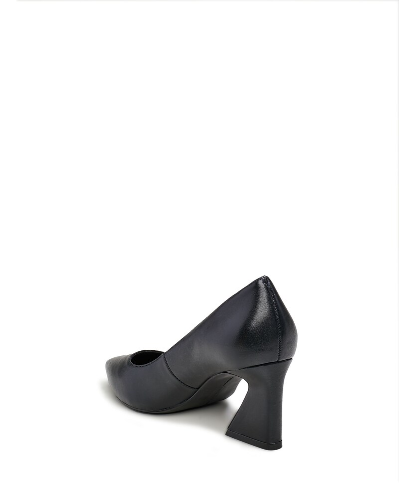 Vince Camuto Hailenda Pump Black Leather ID-NFJT2889
