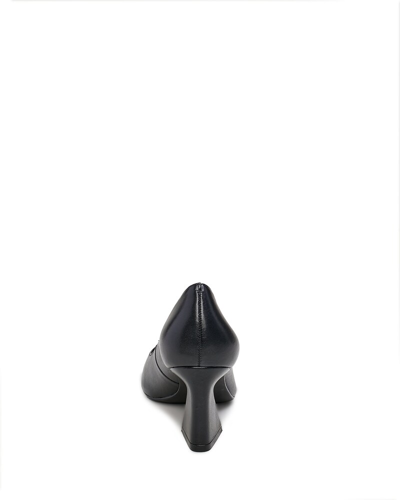 Vince Camuto Hailenda Pump Black Leather ID-NFJT2889