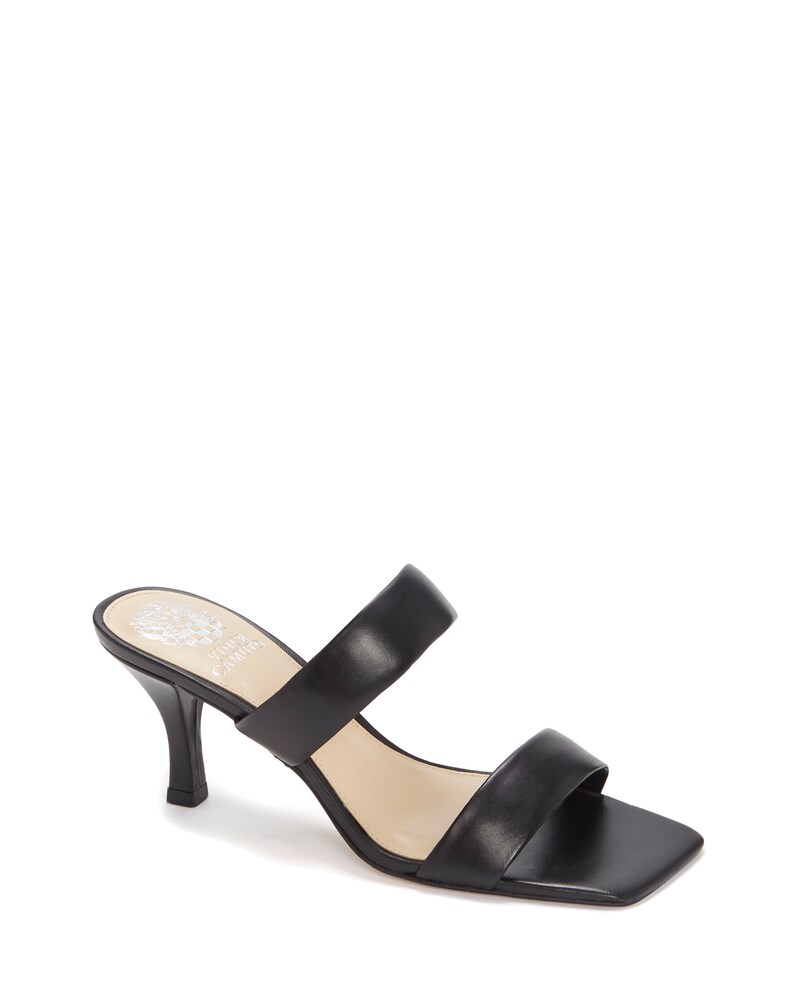 Vince Camuto Aslee Two-Strap Mule Black ID-NFTE6402