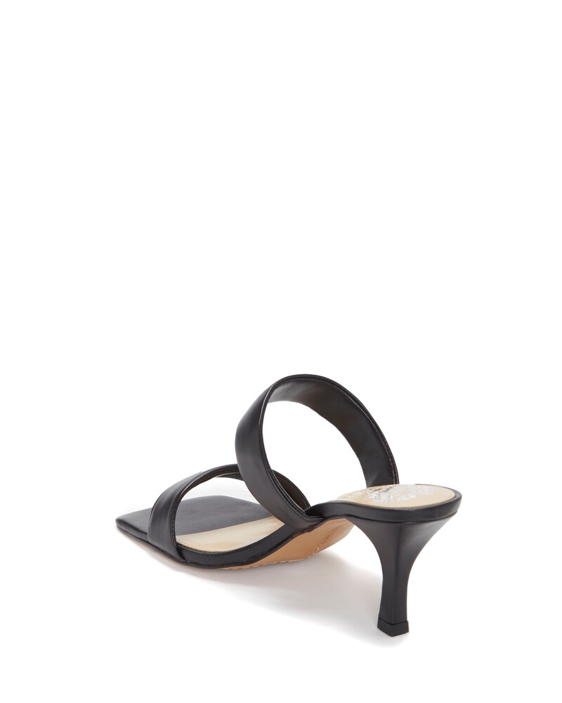 Vince Camuto Aslee Two-Strap Mule Black ID-NFTE6402