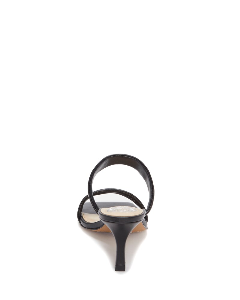 Vince Camuto Aslee Two-Strap Mule Black ID-NFTE6402