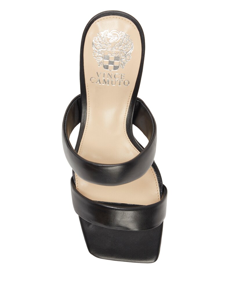 Vince Camuto Aslee Two-Strap Mule Black ID-NFTE6402