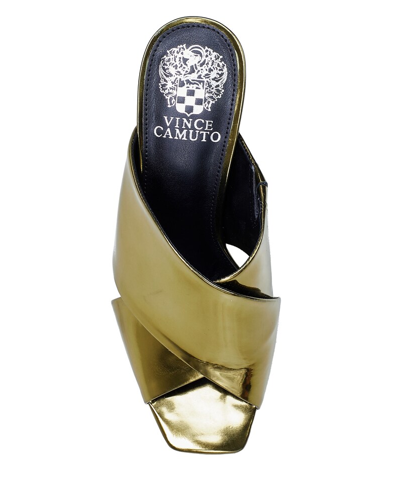 Vince Camuto Rehnya Mule Oliva Metallic ID-NITT6838