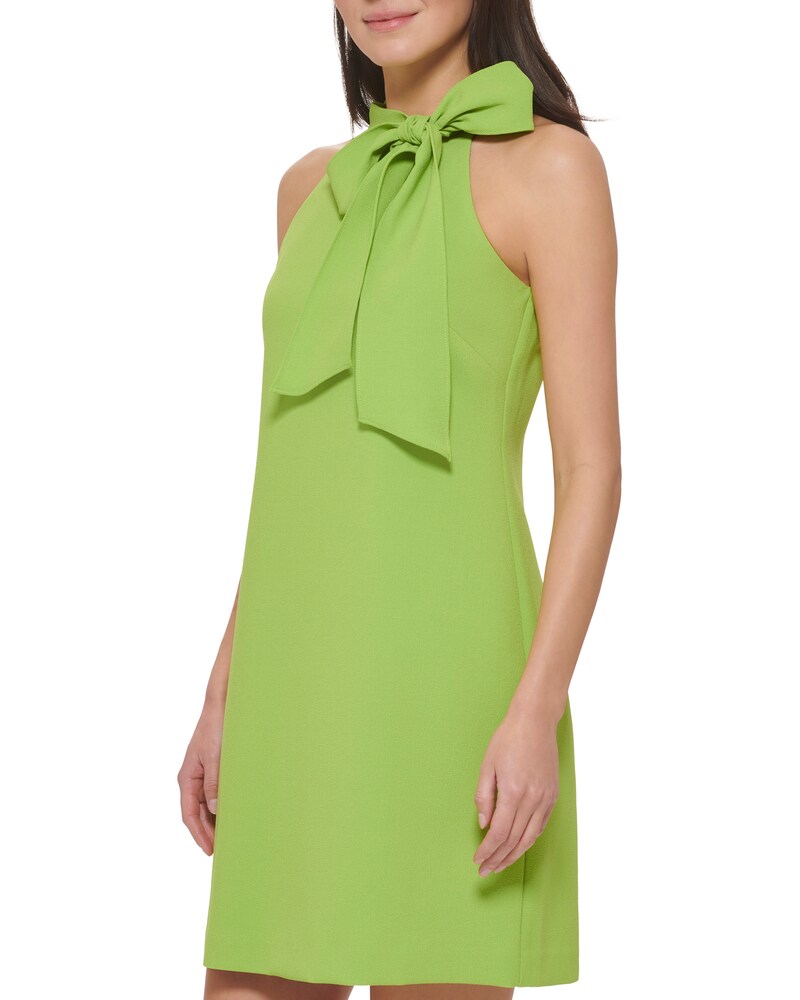 Vince Camuto Bow-Neck Dress Kiwi ID-NMJH1906