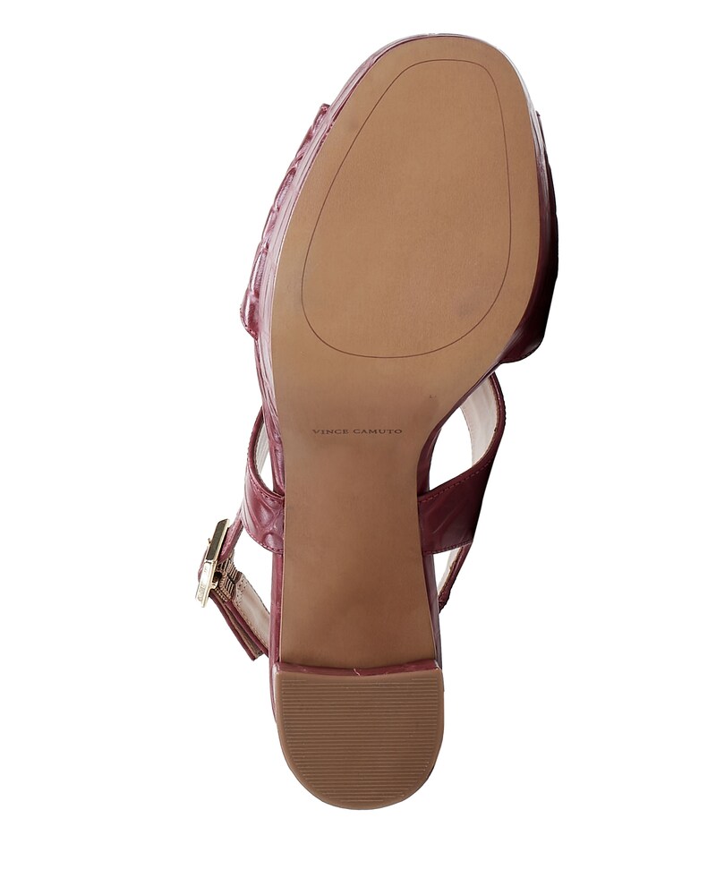 Vince Camuto Zelman Platform Sandal  Red Croc Print ID-NRKD2565