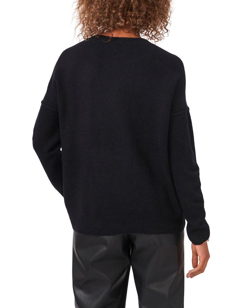 Vince Camuto Crewneck Sweater  Black ID-NTQZ7268