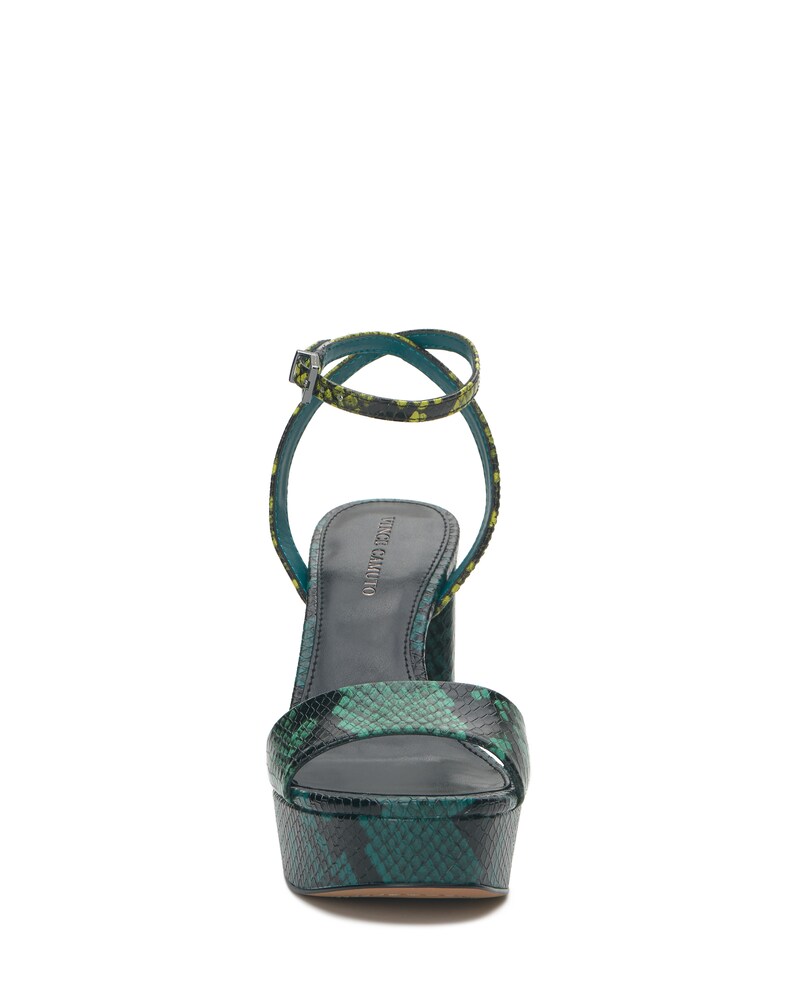 Vince Camuto Pendry Platform Sandal Ocean Acid Lime Quetzal Green ID-NWVE7613