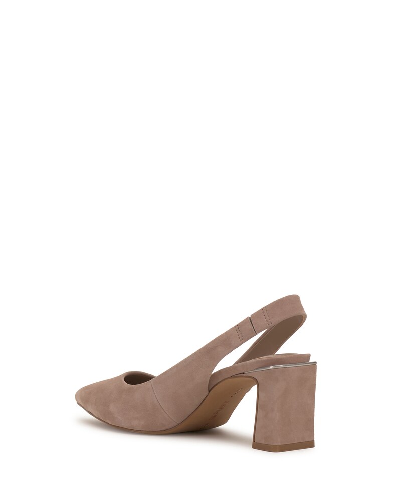 Vince Camuto Hamden Slingback Pump Truffle Taupe Suede ID-NXAH3130