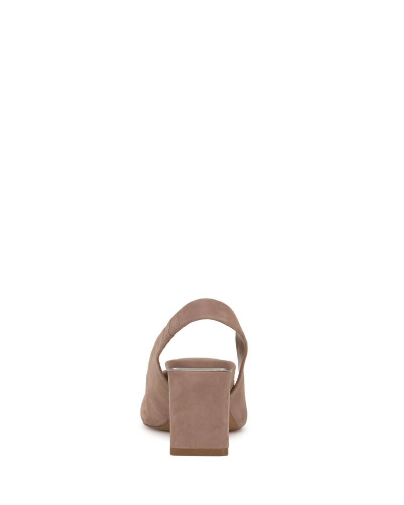 Vince Camuto Hamden Slingback Pump Truffle Taupe Suede ID-NXAH3130