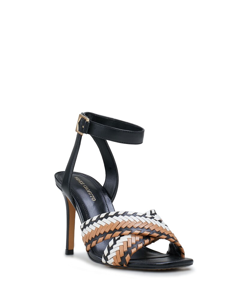 Vince Camuto Ambrinna Sandal Black/Coconut Cream/Maple ID-NXBV3015