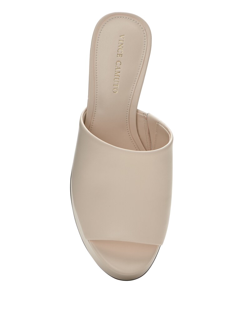 Vince Camuto Feshania Platform Mule Warm Vanilla ID-NZCZ4018