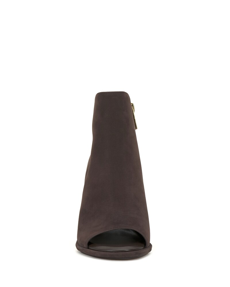Vince Camuto Finndaya Peep-Toe Bootie Root Beer ID-OBFX1752