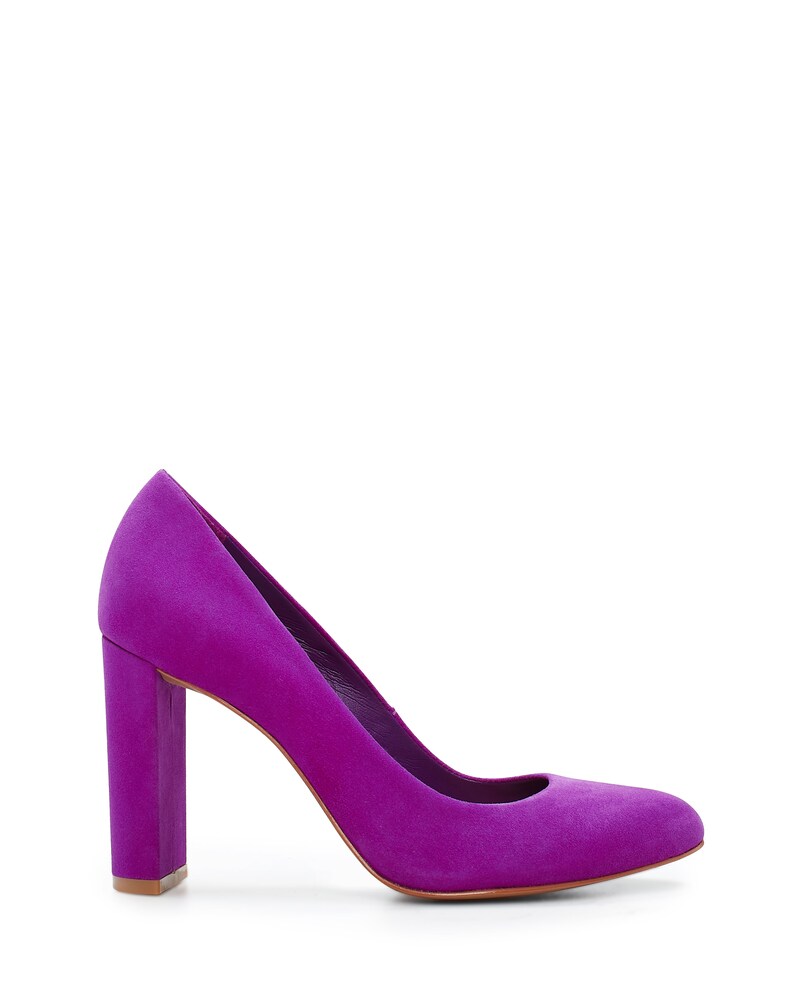 Vince Camuto Desimmy Pump Berry Fizz Suede ID-OCYW7859