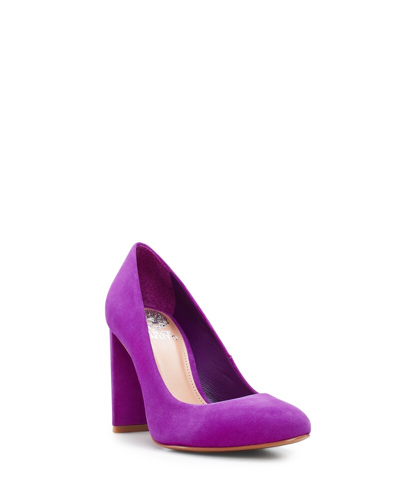 Vince Camuto Desimmy Pump Berry Fizz Suede ID-OCYW7859