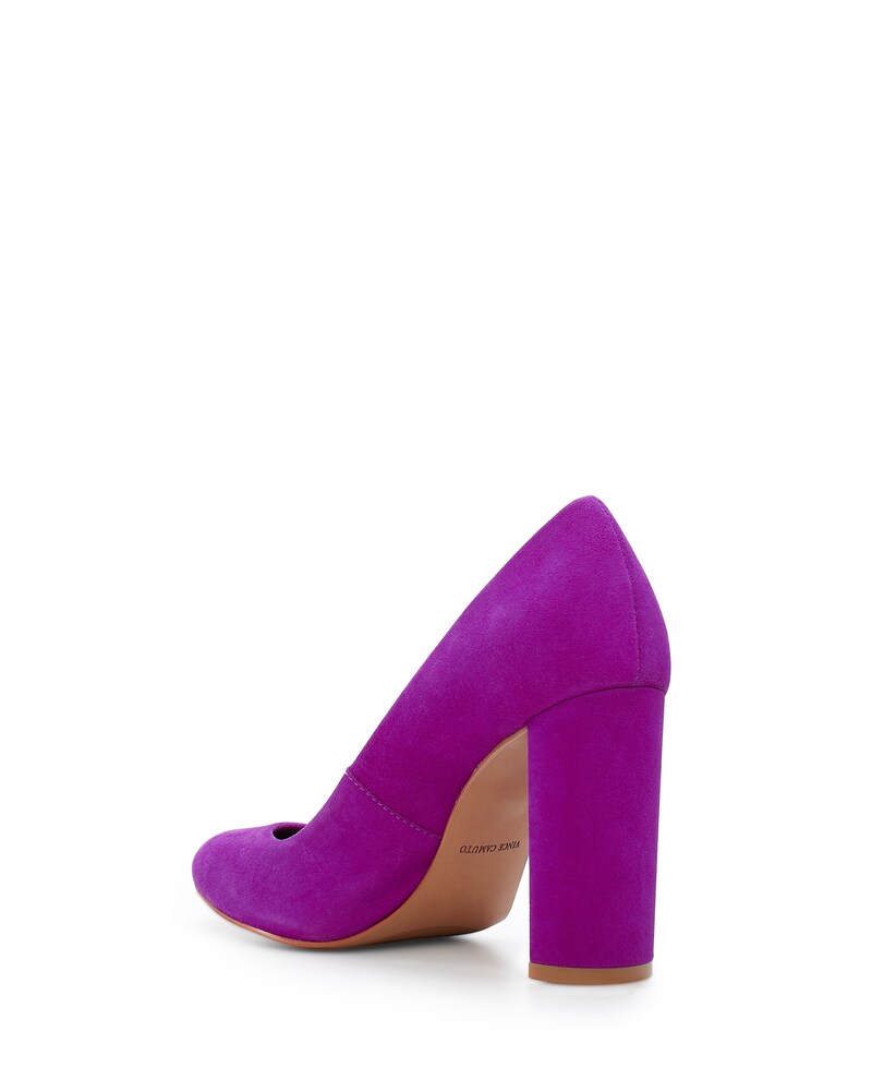 Vince Camuto Desimmy Pump Berry Fizz Suede ID-OCYW7859