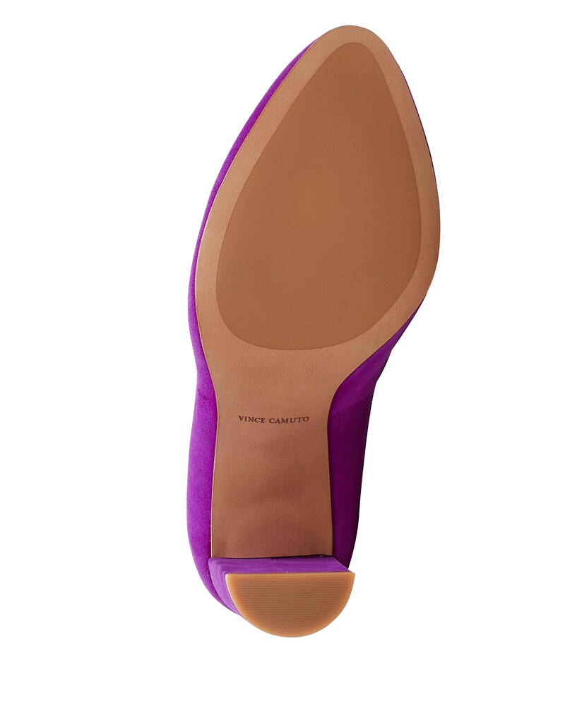 Vince Camuto Desimmy Pump Berry Fizz Suede ID-OCYW7859