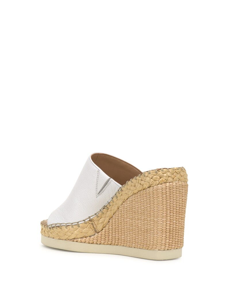 Vince Camuto Brissia Wedge Mule Pure White ID-ODEJ1300