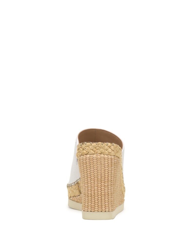 Vince Camuto Brissia Wedge Mule Pure White ID-ODEJ1300