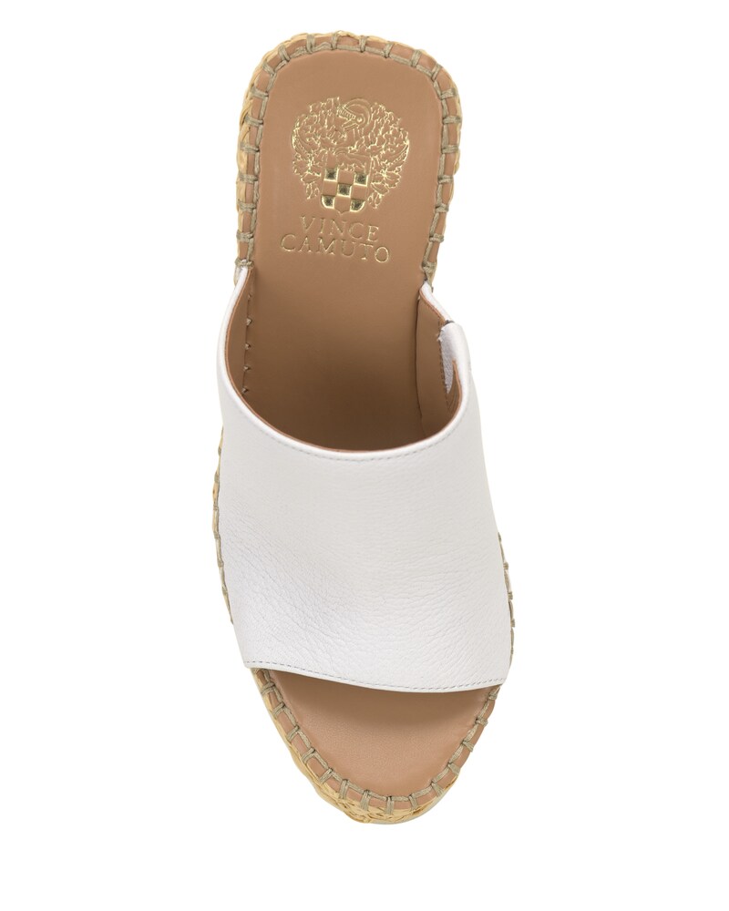Vince Camuto Brissia Wedge Mule Pure White ID-ODEJ1300