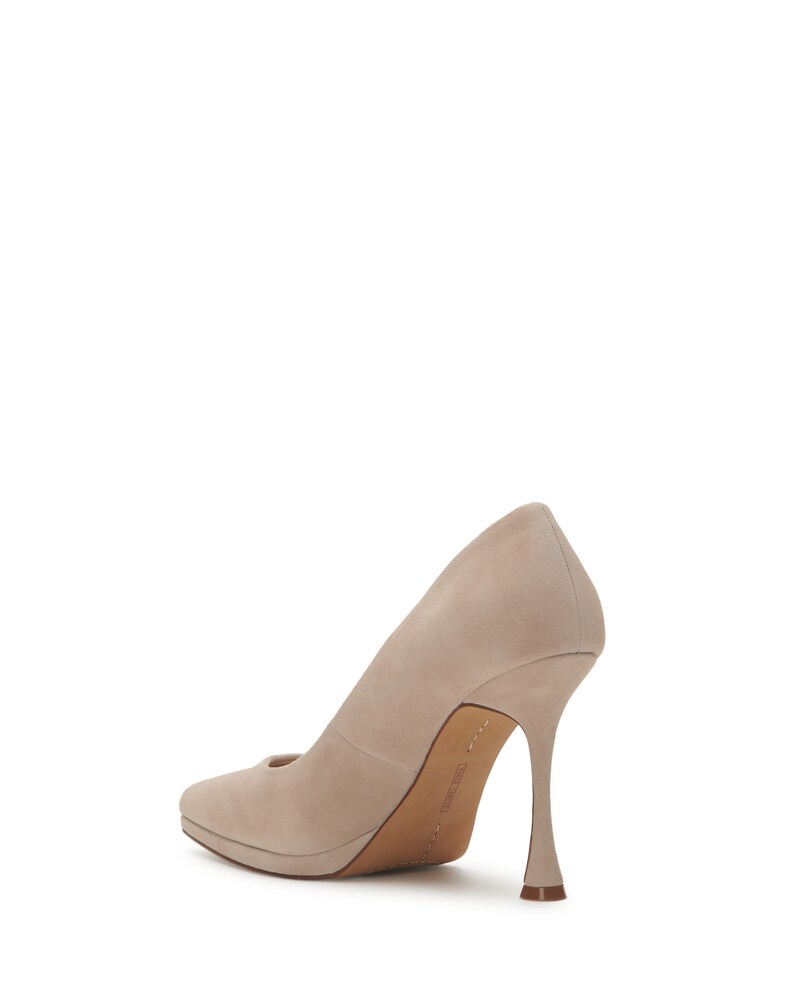 Vince Camuto Puntolis Platform Pump Almond Beige ID-OFVO2626