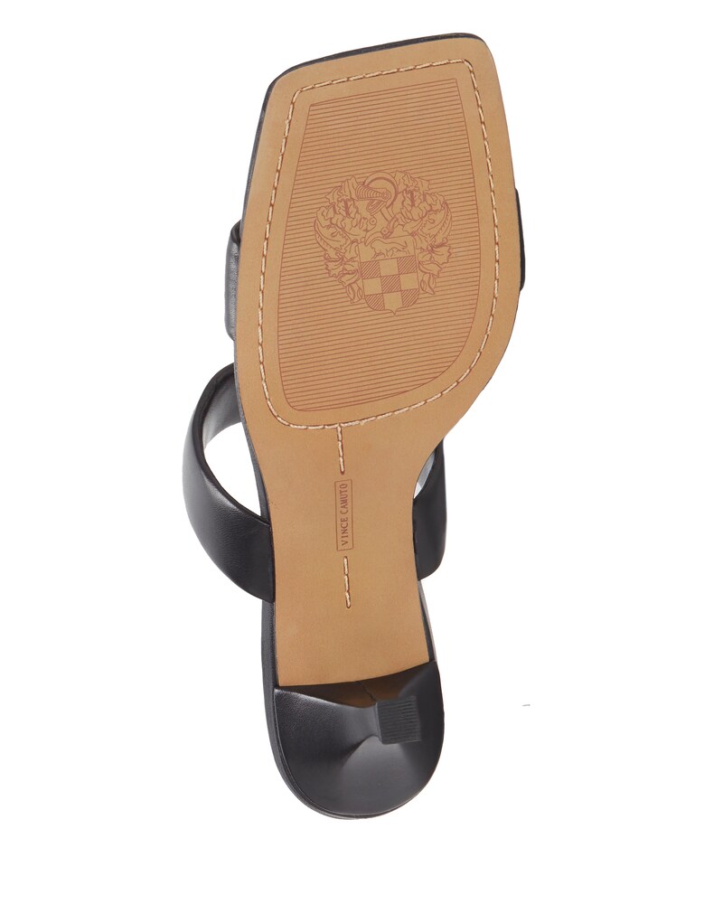 Vince Camuto Aslee Two-Strap Mule Black ID-OJSM8714