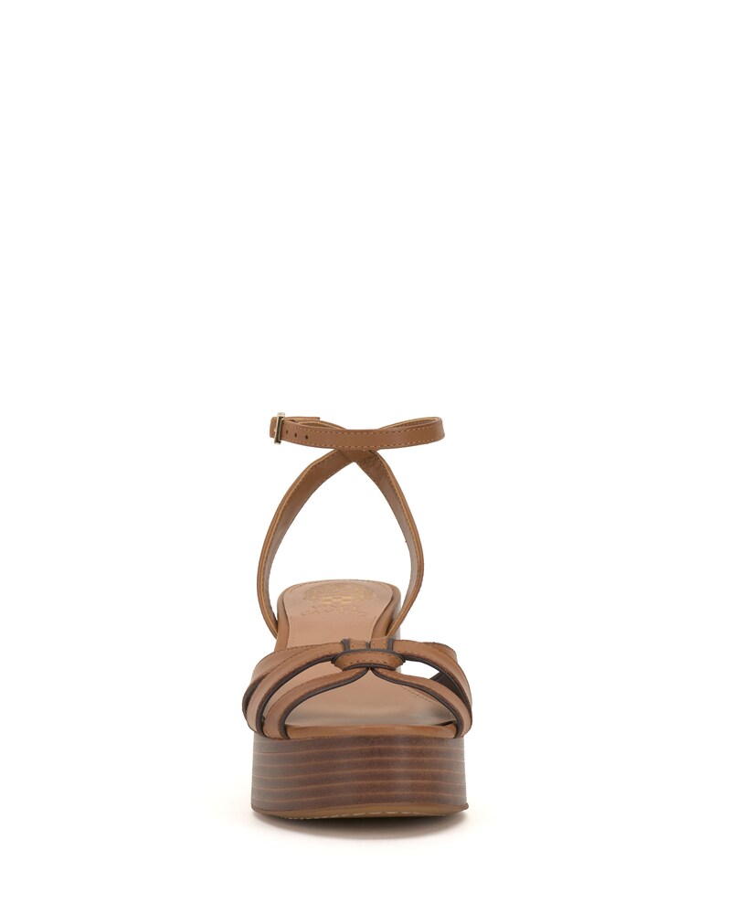 Vince Camuto Freesie Platform Sandal Golden Walnut/Root Beer ID-OLNG7155