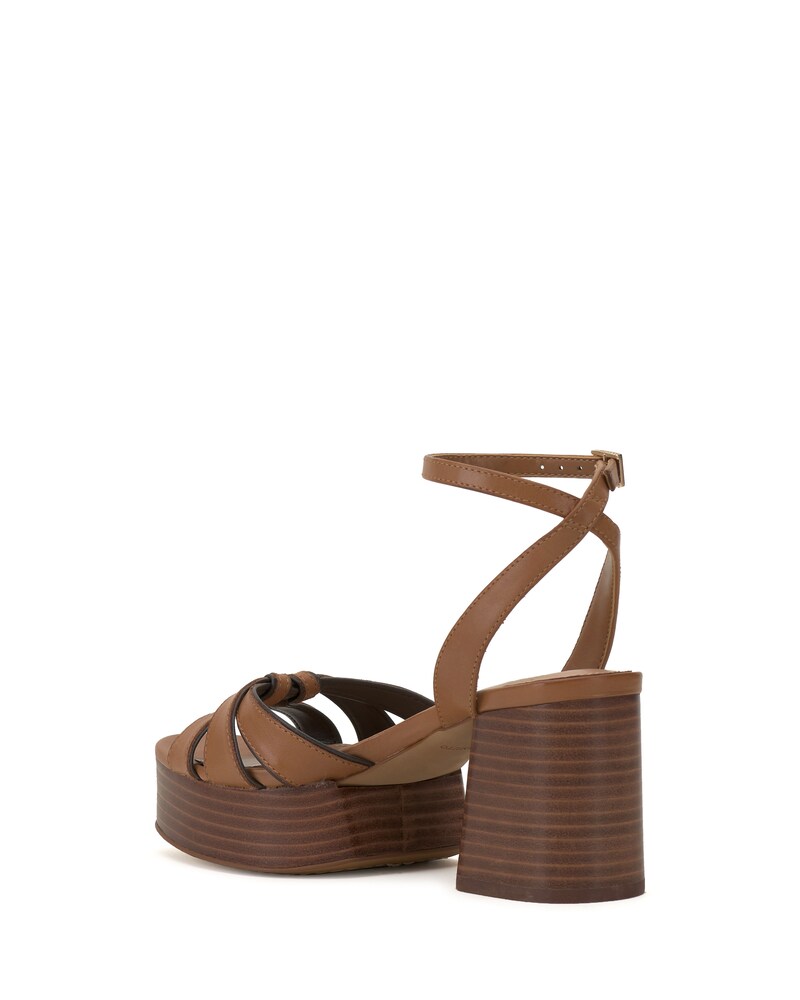 Vince Camuto Freesie Platform Sandal Golden Walnut/Root Beer ID-OLNG7155