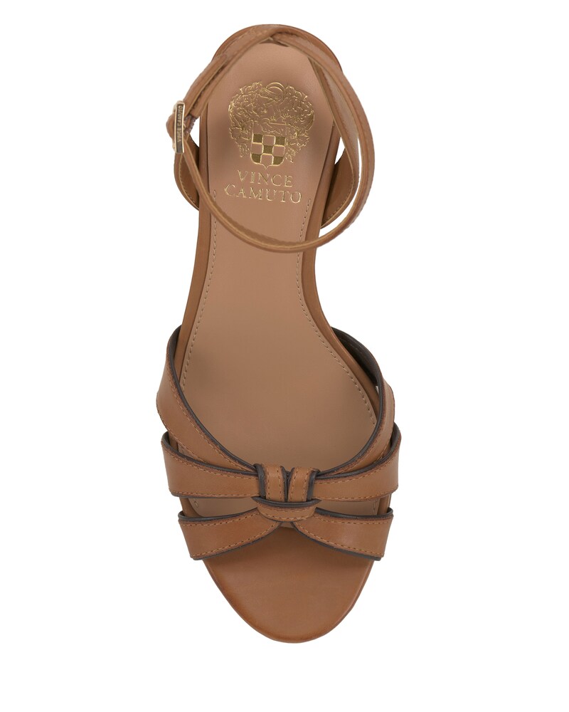 Vince Camuto Freesie Platform Sandal Golden Walnut/Root Beer ID-OLNG7155