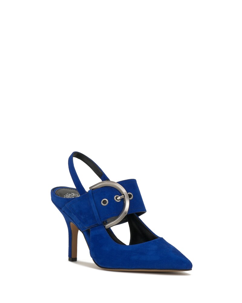 Vince Camuto Realbey Slingback Pump Cobalt Suede ID-OUHJ1111