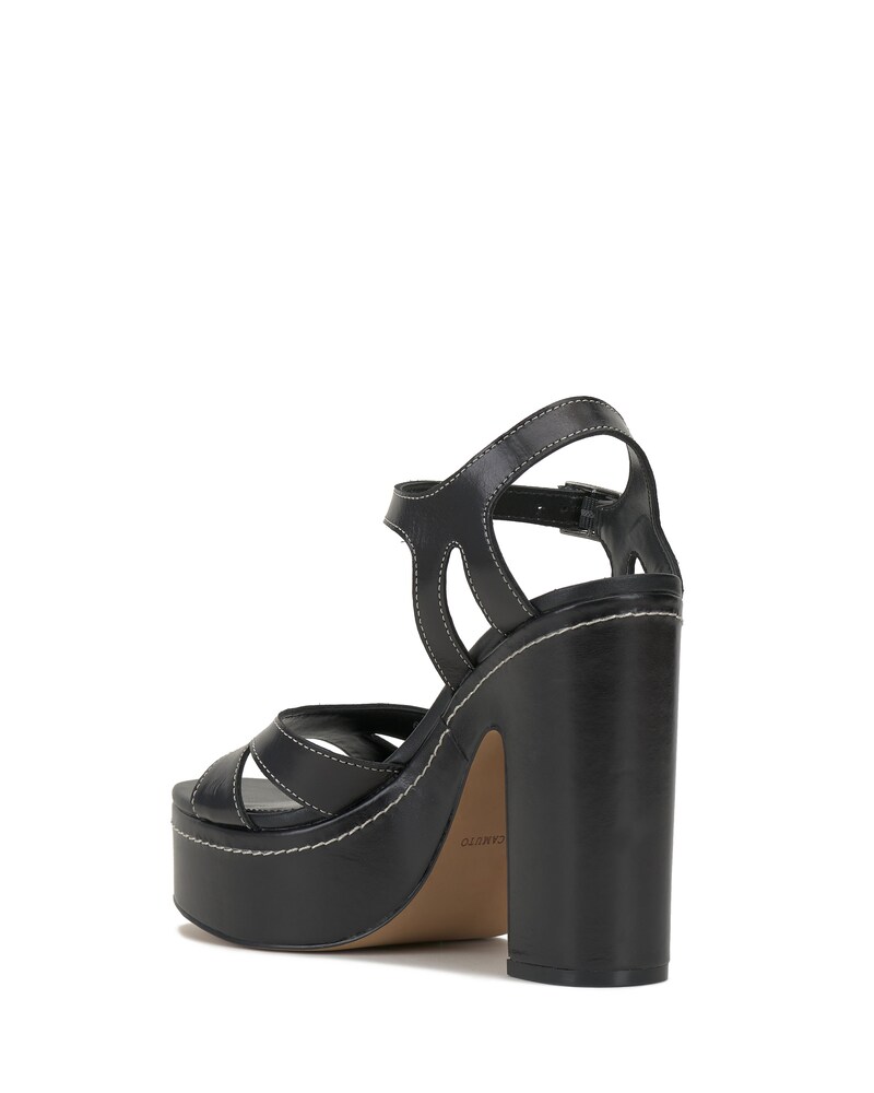 Vince Camuto Randreya Platform Sandal Black ID-PPWZ6851