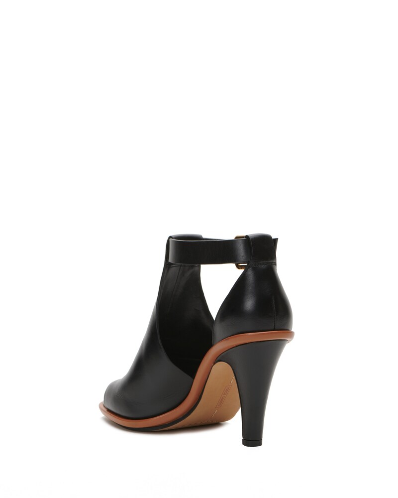 Vince Camuto Frasper Peep Toe Shootie Black ID-PZVQ9084