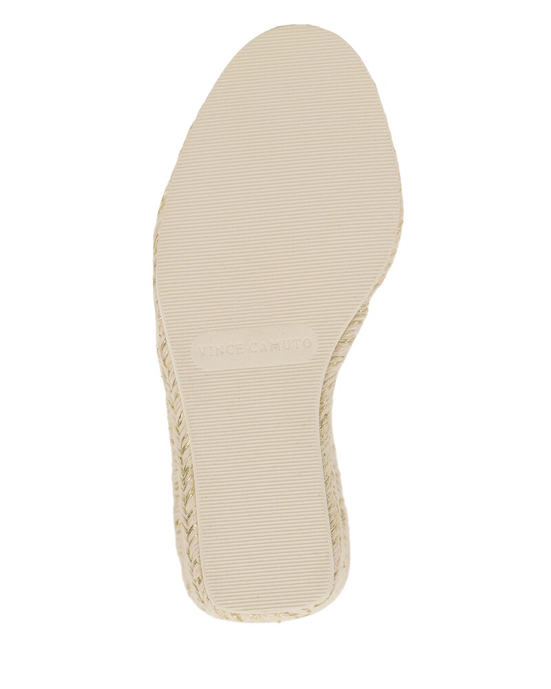 Vince Camuto Brisshel Wedge Sandal Warm Vanilla/Egyptian Gold ID-QMAI2773