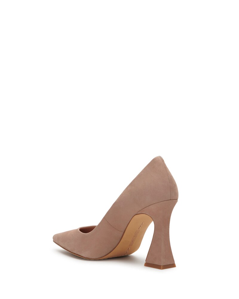 Vince Camuto Akenta Pump Beige Suede ID-QTZN4795