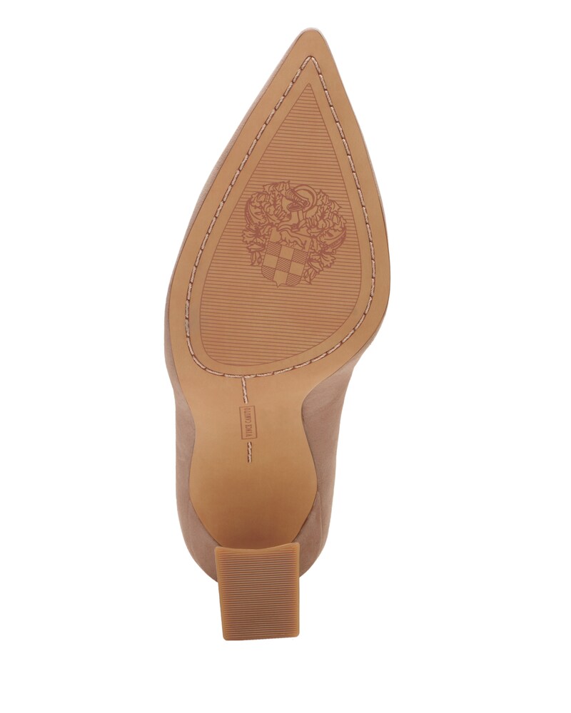 Vince Camuto Akenta Pump Beige Suede ID-QTZN4795