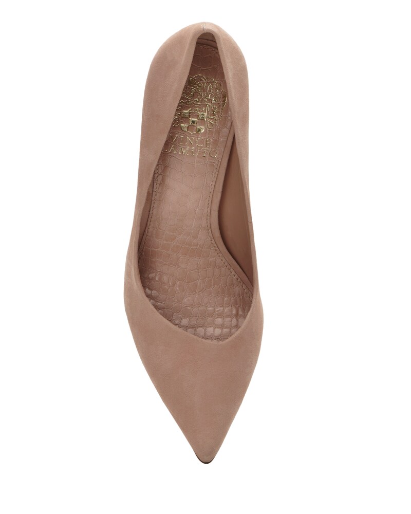 Vince Camuto Akenta Pump Beige Suede ID-QTZN4795