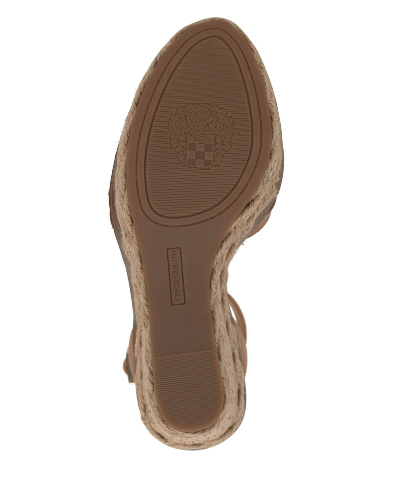 Vince Camuto Pelani Wedge Sandal Golden Walnut/Rootbeer ID-QUOV7516