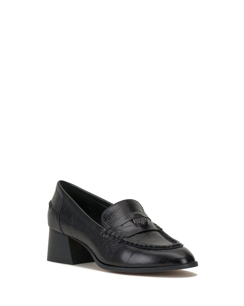 Vince Camuto Carissla Heeled Loafer Black ID-QXEY7845
