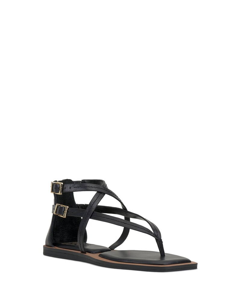 Vince Camuto Brenndie Flat Sandal Black ID-RDOS6822