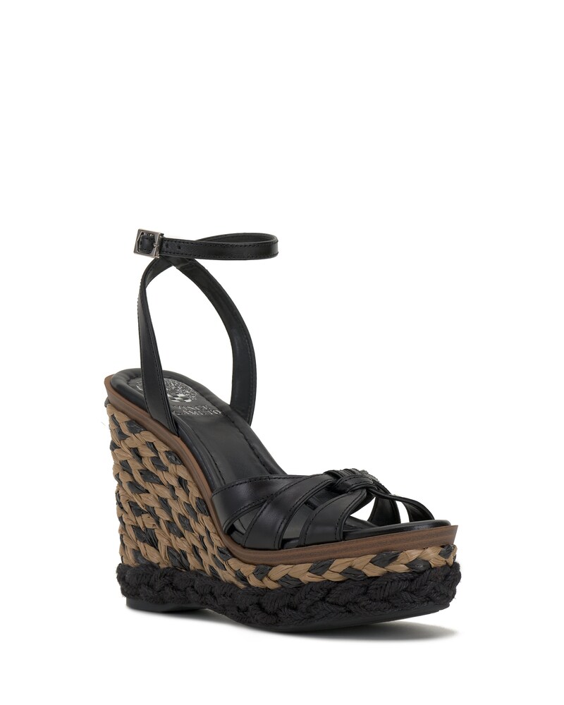 Vince Camuto Phoenixx Wedge Sandal Black ID-RJHZ9979