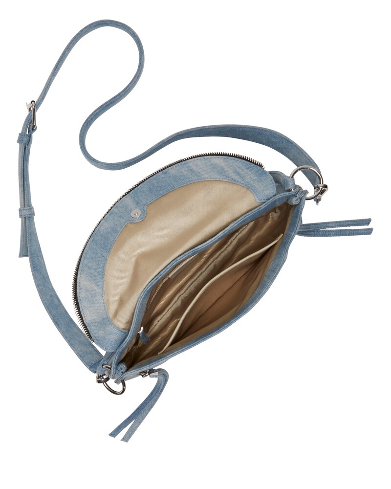 Vince Camuto Wayhn Crossbody Bag Acid Wash Denim ID-SGLV2663